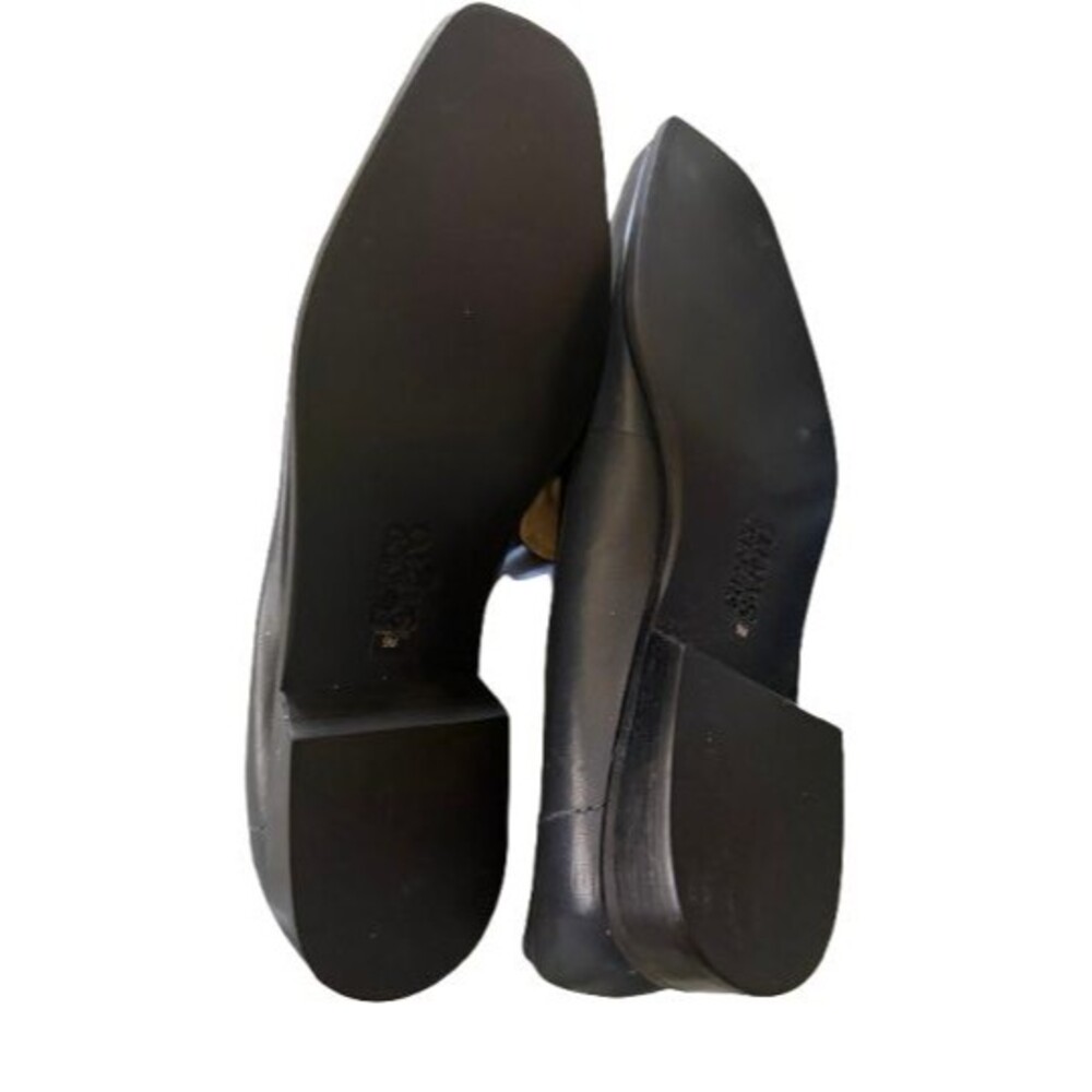 Franco Sarto Vintage Navy Leather Loafers Size 9M - Picture 4 of 5